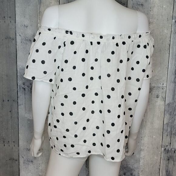 NWOT Generation Love Julia Cotton polka dot top - Picture 8 of 11